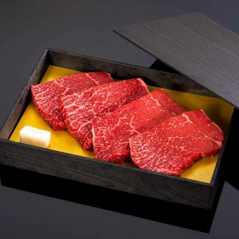 熊野牛 ステーキ上モモ 800g (4枚)  |敬老の日 お歳暮 和歌山 熊野 紀州 肉 お肉 高級 ギフト プレゼント 贈答 自宅用