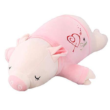 Stuffed Animal Pig Plush Toy Pillow for Kids Soft Cuddly Stuffed