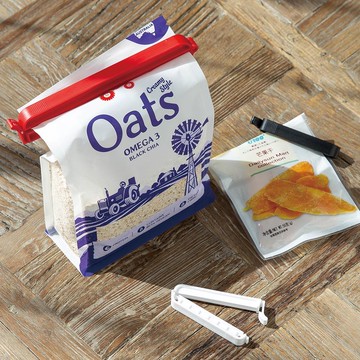 日本 霜山 食物零食保鮮封口夾 3大6小套組