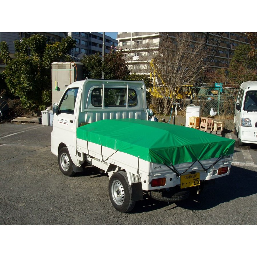 ユタカメイク トラックシート帆布(軽トラック用) 2号 2.1×2.4m H-2