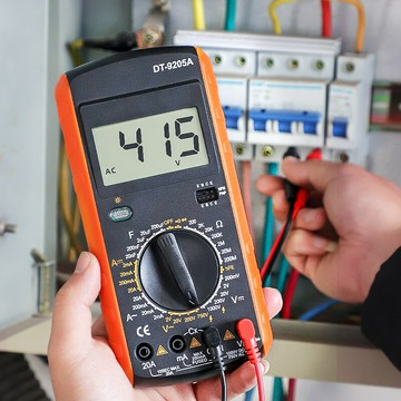 工業級數字顯示萬用錶 便攜式高精度多功能全自動智能防燒萬用錶{鑫弘-工葉電器}可開發票