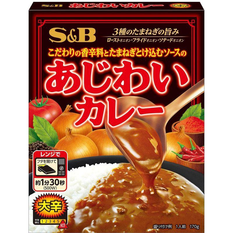 SB(エスビー) エスビー食品 あじわいカレー 大辛 170g ×6個