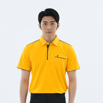 遊遍天下 男款吸濕排汗抗UV機能POLO衫GS1033深藍