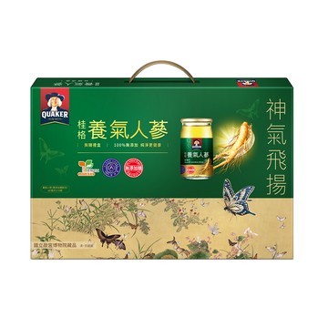 桂格無糖養氣人蔘禮盒60ml*12