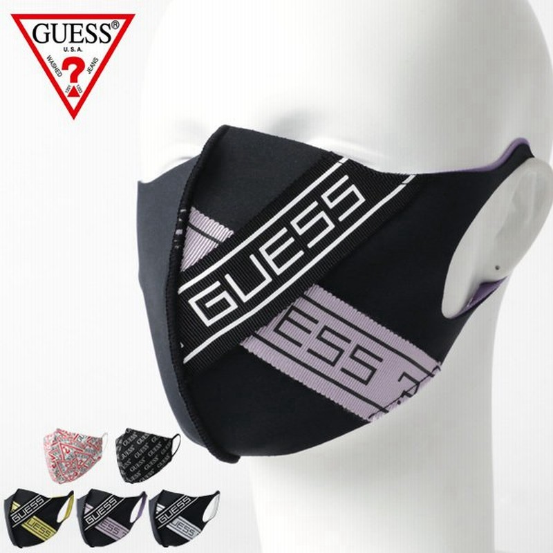 マスク 綿 メンズ ポリエステル レイヤード 洗えるマスク ファッションマスク 黒マスク 男女兼用 Guess ゲス 通販 Lineポイント最大0 5 Get Lineショッピング