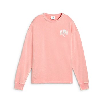 【PUMA】 基本系列Puma Class Washed圓領衫(F)_女性_68503218__歐規｜官方直營