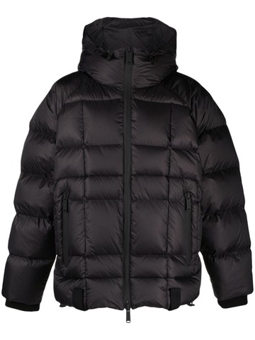 Dsquared2 - logo-print padded jacket - men - Polyamide/Polyamide/Cotton/Feather Down - 50 - Black