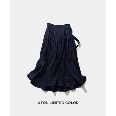 【SALE】ATON (Women/Men)/エイトン COTTON TWILL | ダブル