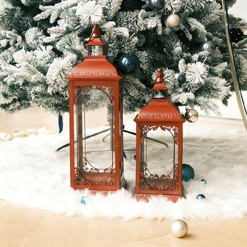 燭臺擺件北歐浪漫復古鐵藝婚禮風燈裝飾室內家居庭院戶外景觀燈