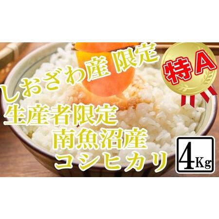 ふるさと納税 しおざわ産限定 生産者限定 南魚沼産コシヒカリ 新潟県南魚沼市