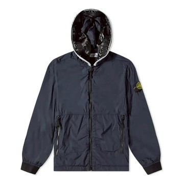 STONE ISLAND Nylon-Tc Hooded Jacket 'Navy'