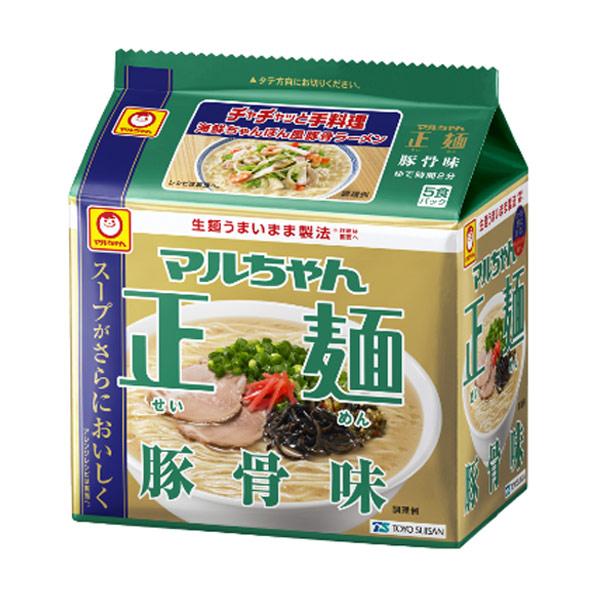 ★まとめ買い★　マルチャン 正麺豚骨 5食パック　×18個