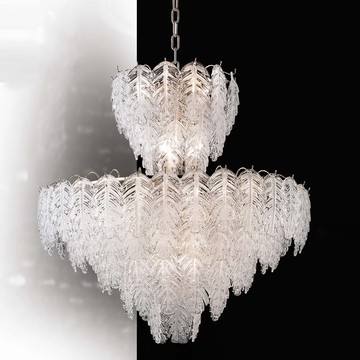 鋼材鍍S金玻璃造型吊燈 F07-06-70701