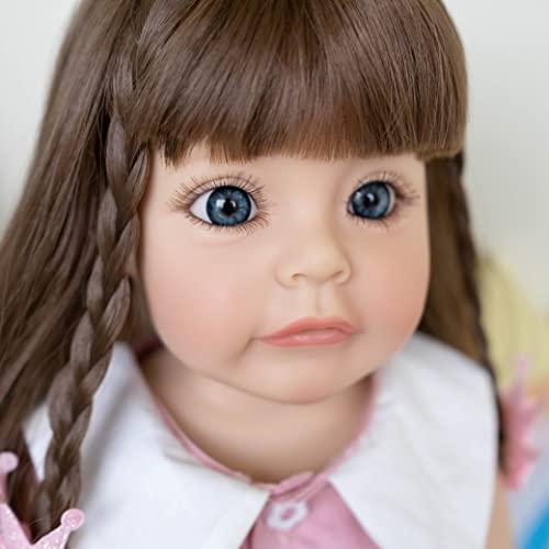 Anano Reborn Baby Doll Girl Sue 22 Inch Lifelike Baby Doll Real