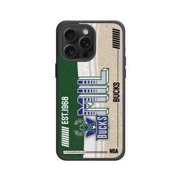 iPhone 15 Pro Max SolidX 黑 - NBA - 復古球員卡-密爾瓦基公鹿 Milwaukee Bucks - Vintage Card