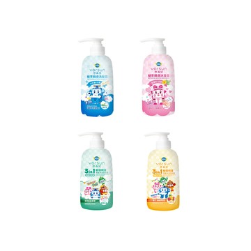 沐浴乳 【悠森兒】2入組 POLI波力 植萃親膚沐浴露/洗髮露(500ml) 棉花香/蜜桃香 YORSUN 洗髮精 寶寶兒童洗髮