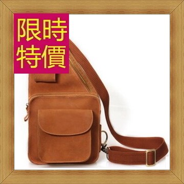 現貨+預購 真皮胸背包胸包真皮革側背包隨身男包包-經典實用復古肩背包2色58c53【獨家進口】【米蘭精品】