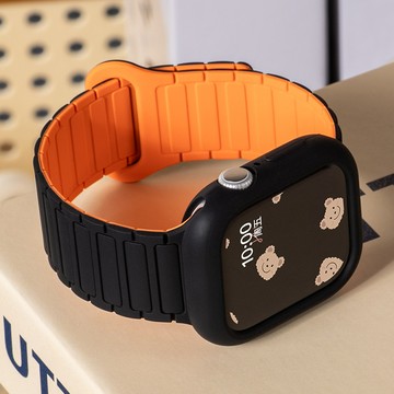 錶殼+矽膠錶帶兼容 Apple Watch 系列 11 10 46mm 44mm 40 45mm 41 42mm 9 8