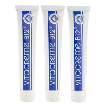 【Vitacreme】 維他命B12 亮顏喚膚霜 50mL 買1送2 共3入_維他命乳霜 暗沉痘疤痕