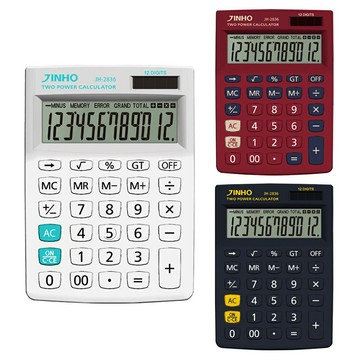 本月精選 【史代新文具】京禾JINHO JH-2836 12位元計算機 (三色可選)