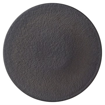 Modernz 圓形簡約摩登盤子  黑色  25 x 25 x 1.8cm  1個