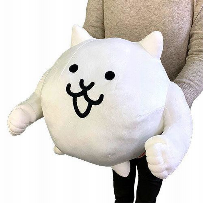 にゃんこ大戦争 ネコビルダー ジャンボ ぬいぐるみ 31cm ポノス