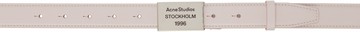 Acne Studios 粉色徽标牌腰带