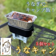 うなぎでキャンプ飯!うなキャン3個セット