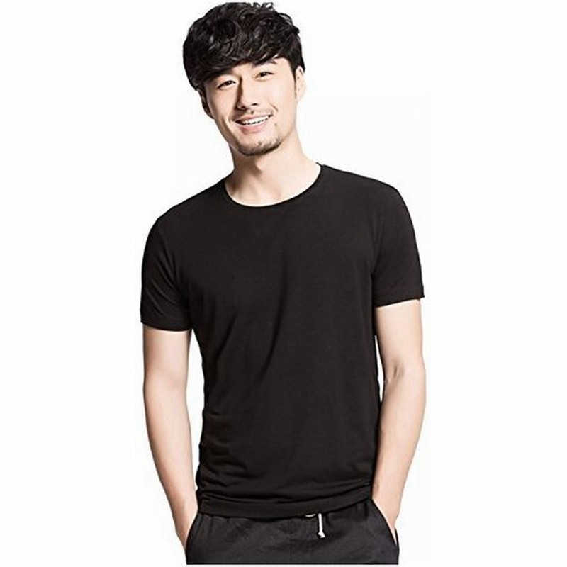 メンズ Tシャツ スポーツウェア クルーネック 無地 半袖 綿 メンズ おしゃれ ｔシャツ 3枚組 ブラック 3l 通販 Lineポイント最大get Lineショッピング