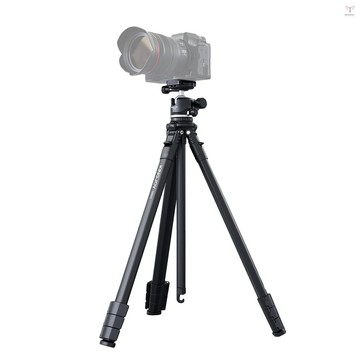 Kingjoy S600X+GS10 360 便攜相機三腳架° 可旋轉球頭鋁合金 1645mm/64.8in Max.
