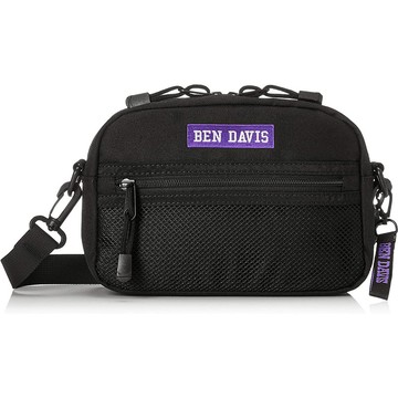 BEN DAVIS BDW-9281B-16 WIDE MESH SHOULDER BAG 側背包 (黑紫色)