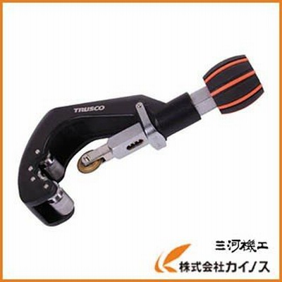 TRUSCO チューブカッター（自動送り機能付き）クロムメッキ刃 TTC-1066C