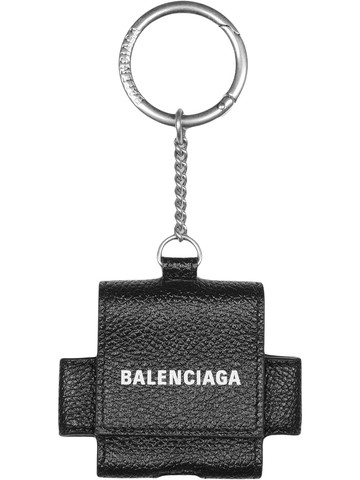 Balenciaga - Cash AirPods Pro holder - men - Calf Leather - One Size - Black