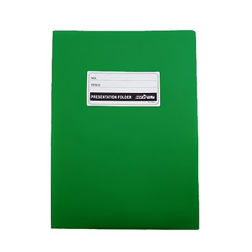 HFPWP 超聯捷 台灣製 環保無毒 二用文件套(a4)(綠) e3735a-gn  綠色  10入