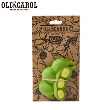 【OLI&CAROL】咬牙器-毛豆✨送禮首選✨新生禮✨彌月禮✨育兒好物