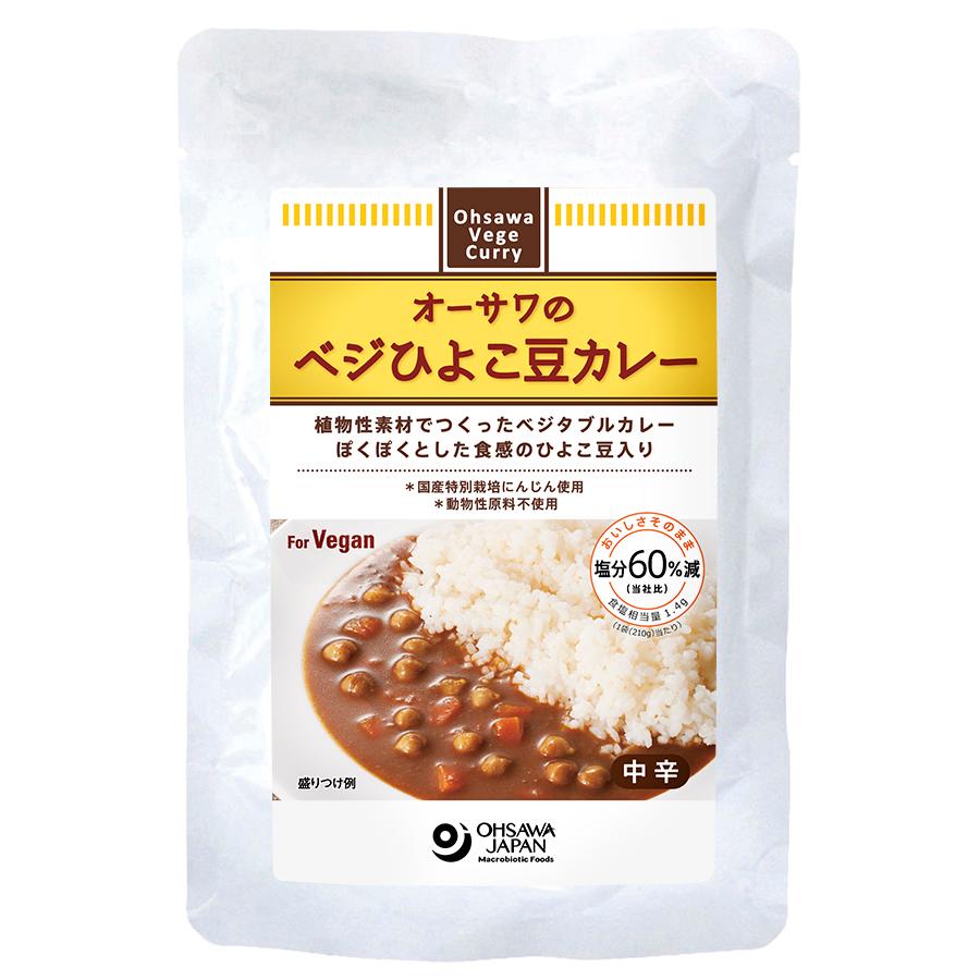 オーサワのベジひよこ豆カレー　210ｇ