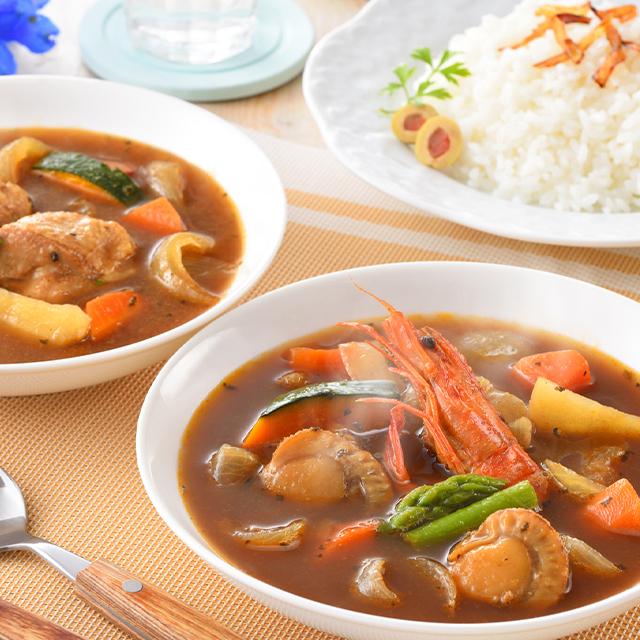 お歳暮 スープカレー ギフト 送料無料 電子レンジで簡単調理 北海道スープカレーセット（4個入）   御歳暮 冬ギフト 惣菜 レトルト カレー 内祝い