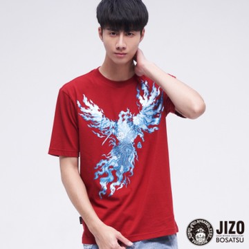 地藏小王 BLUE WAY -鳳凰涅槃浴火重生短TEE(紅)