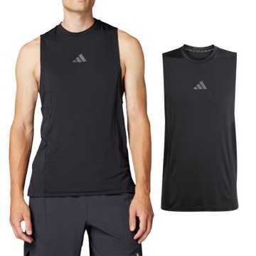Adidas D4T INT. Tank 男款 黑色 涼感 吸濕 排汗 運動 背心 JI8171