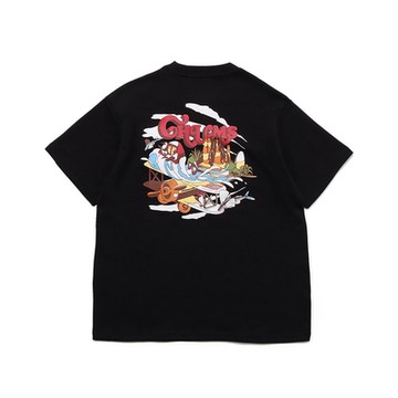 CHUMS Great Escape T-Shirt短袖上衣-黑-CH012370K001