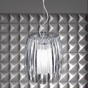 現代黑白罩內白玉玻璃創意吊燈 44-3057–1、3057–2