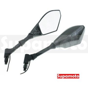 -Supamoto- LED後照鏡—M67 (方向燈/日行燈/檔車/後視鏡/碳纖維/DRG/CT125/Tigra)