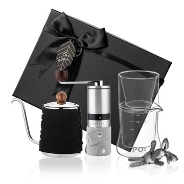 (部分商品預購中)PO: 丹麥手沖咖啡三件禮盒組(手沖壺-共2色/咖啡磨2.0/濾杯組)