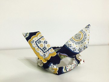 英式午茶 / 藍 花 蕾絲 / 軟鐵絲 鐵絲 髮帶 髮箍