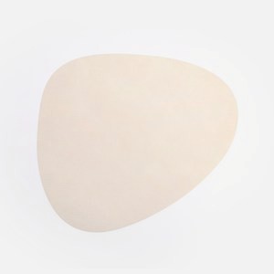 LIND DNA Corduroy皮革曲線餐墊 香草