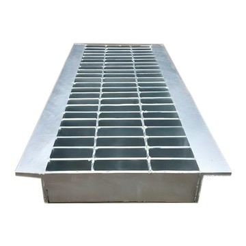 熱鍍鋅鋼格板下水道排水溝蓋板304不銹鋼格柵U型飛邊地溝鋼格柵板[DD1106002]