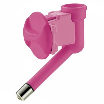 Richell 利其爾 不外漏材質 寵物飲水器  粉色  1個