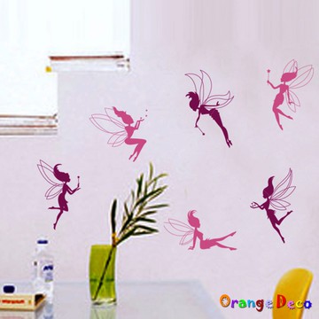 【橘果設計】花精靈 壁貼 牆貼 壁紙 DIY組合裝飾佈置