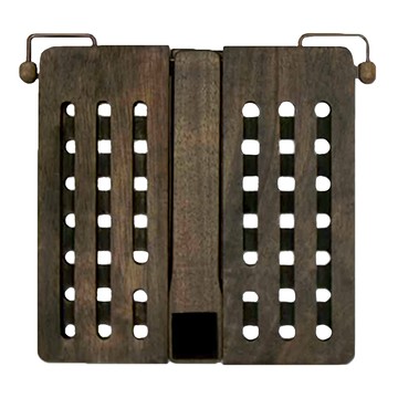 Raymay 藤井 古董書架(M) 可折疊平放  20 x 18.3 x 12cm  ブラウン