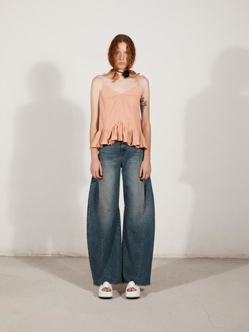 CUT OUT WIDE JEANS_BLUE